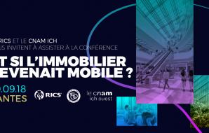 Invitation à la conférence du jeudi 20 septembre 2018 "Et si l'immobilier devenait mobile ?"